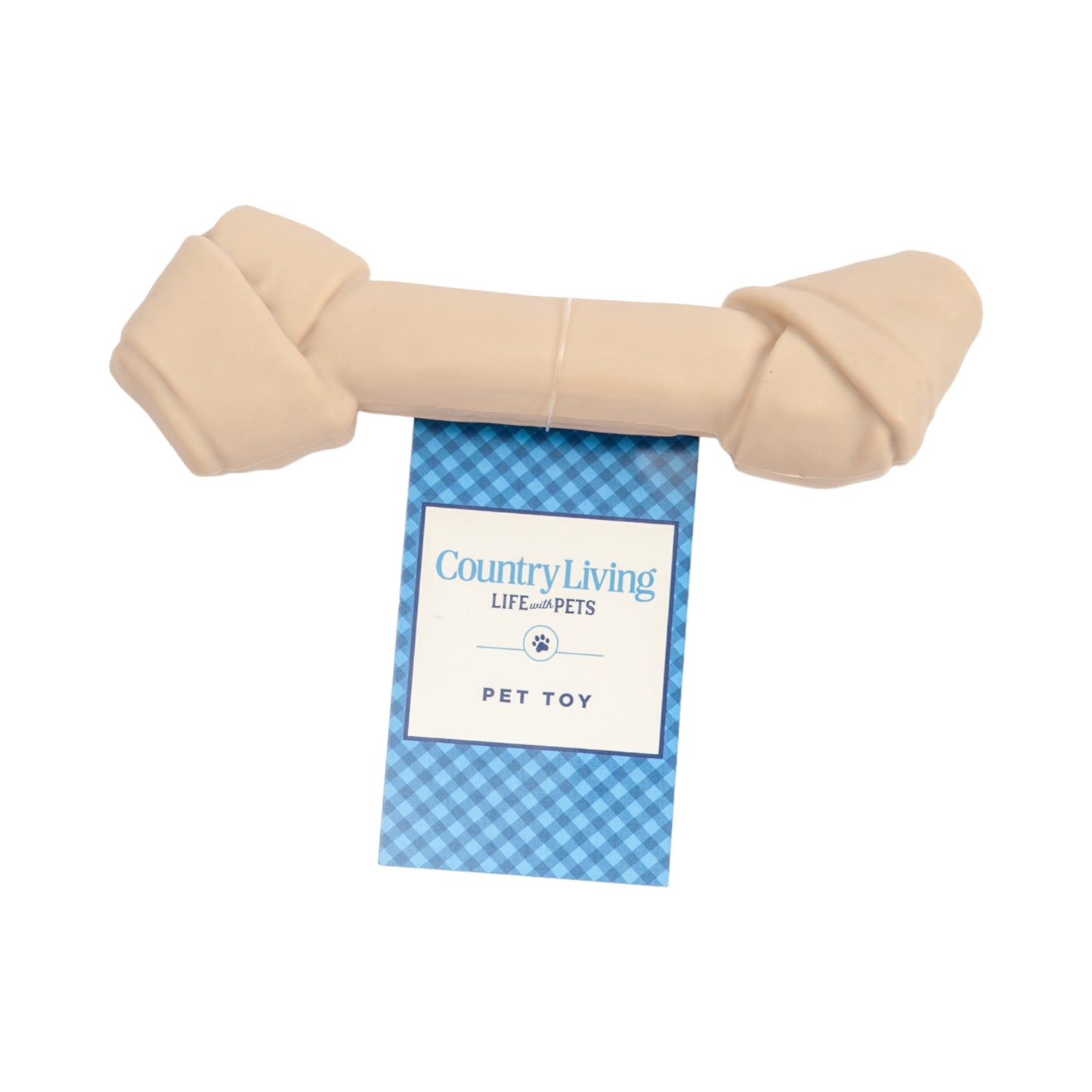 Country Living Nylon Bone Dog Chew Toy – Durable Rawhide-Shaped