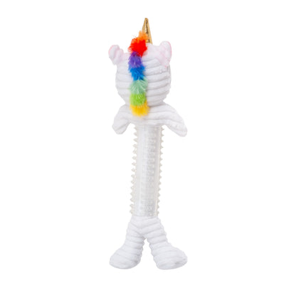 Unicorn Corduroy Plush Squeaking Chew Toy for Dogs