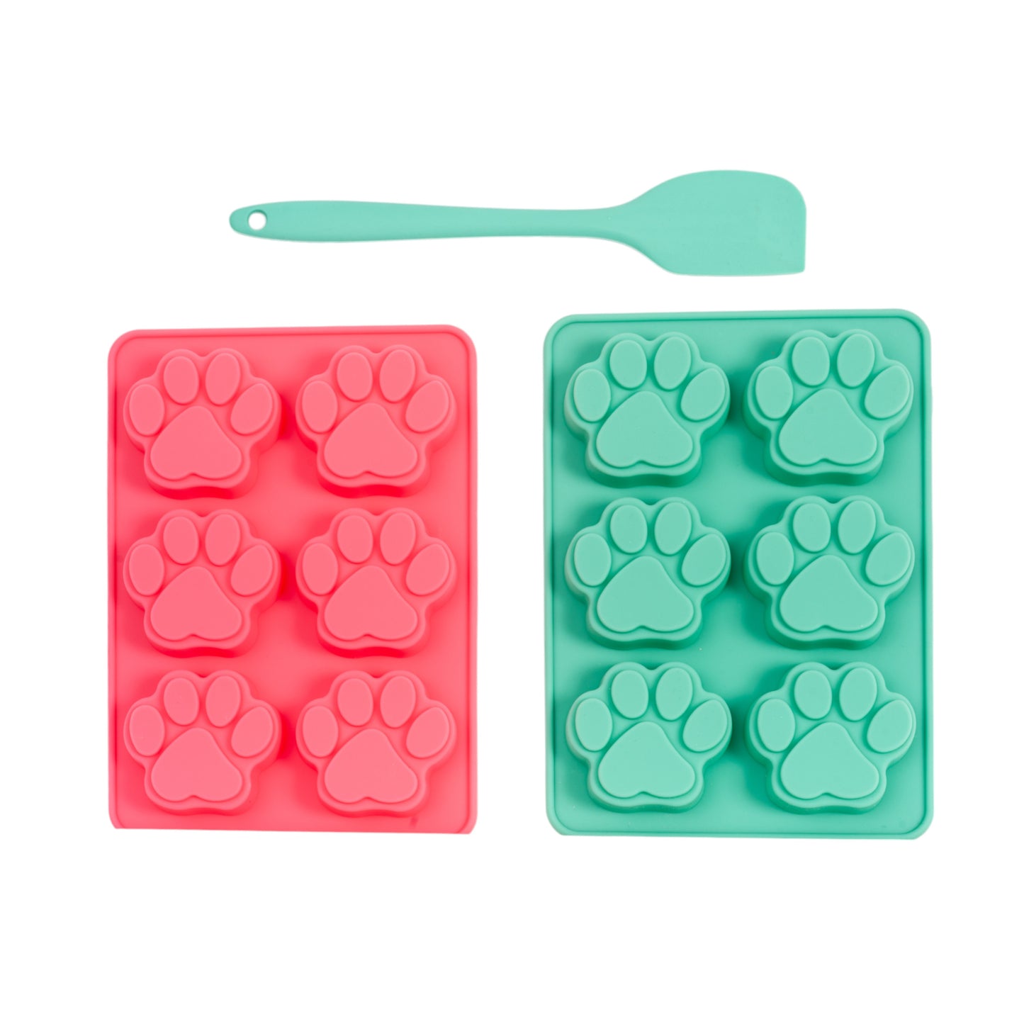 Country Living 3-Piece Silicone Treat Baking Kit (2 Baking Trays, 1 Spatula) - Non-Stick and Heat Resistant