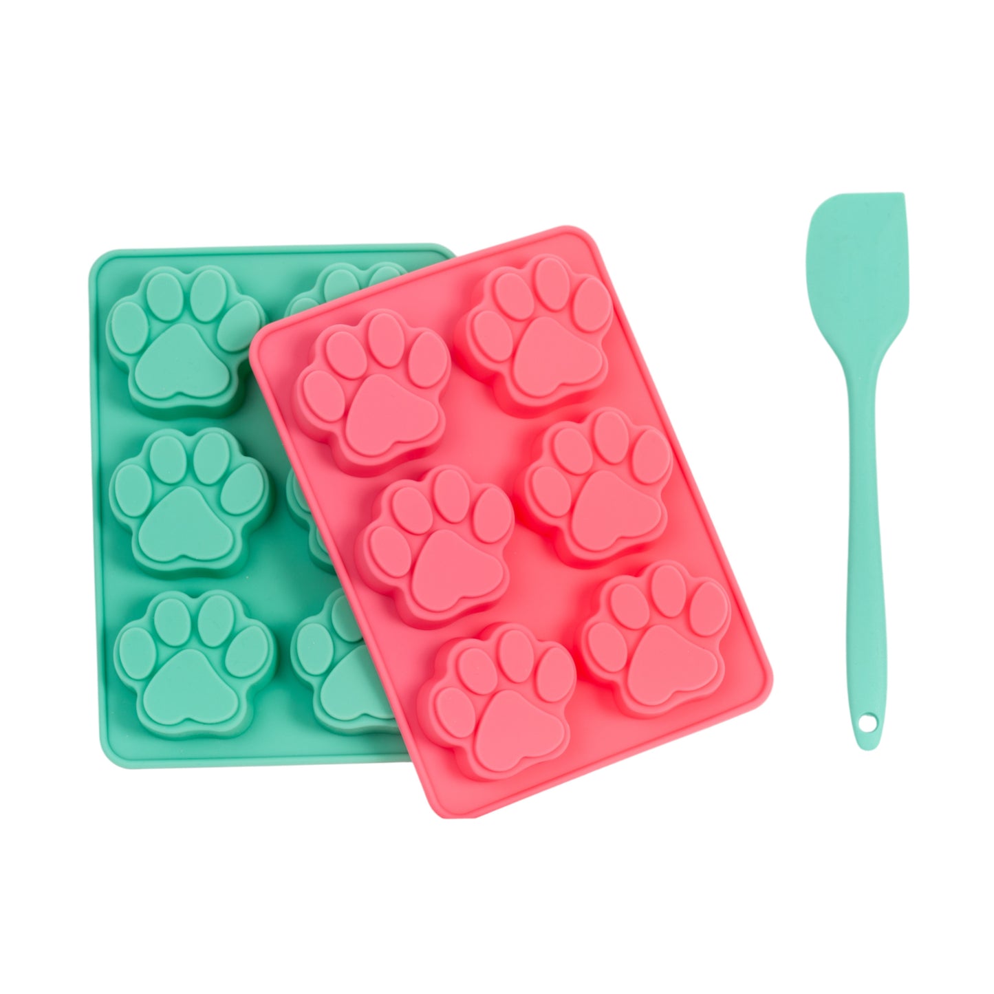 Country Living 3-Piece Silicone Treat Baking Kit (2 Baking Trays, 1 Spatula) - Non-Stick and Heat Resistant