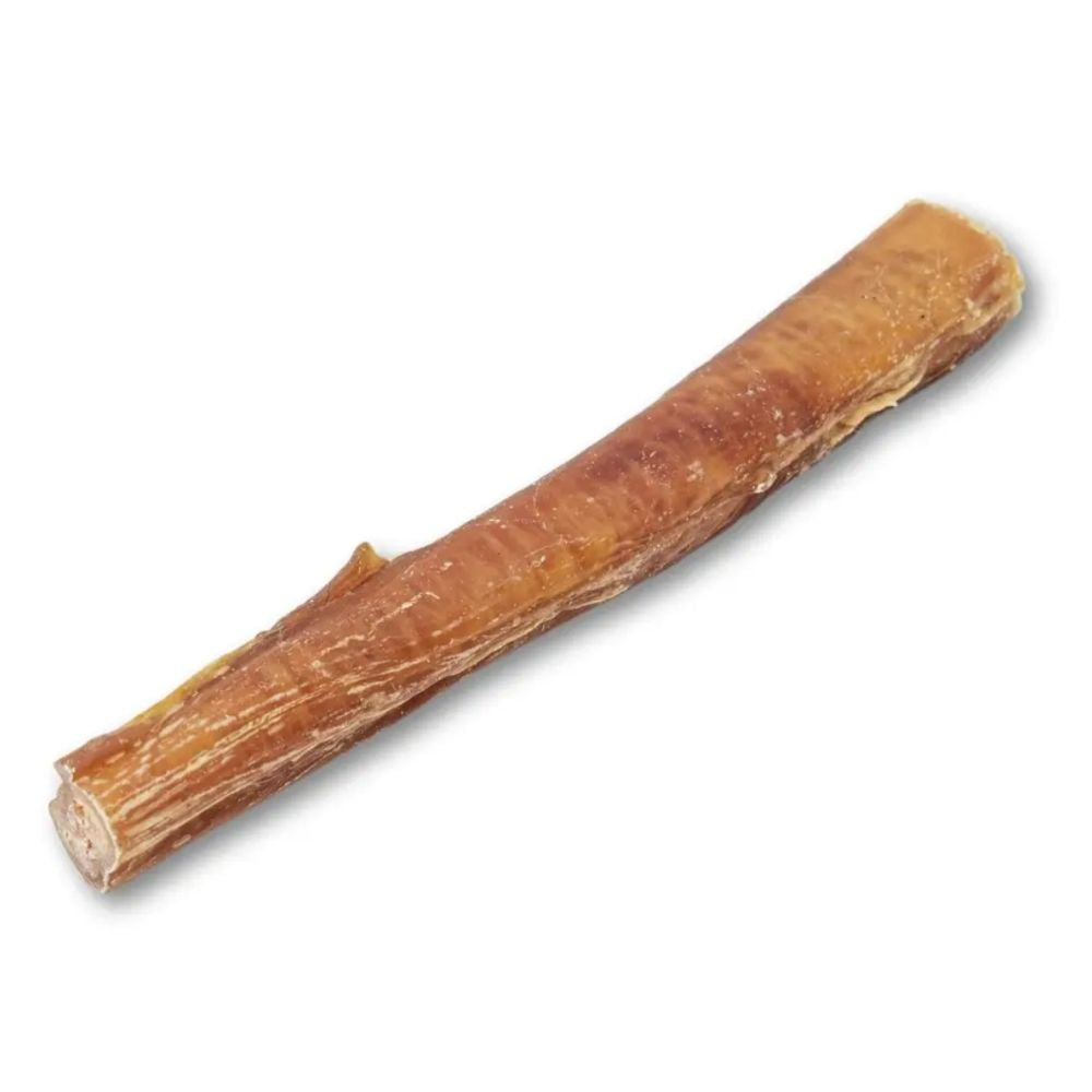 6 inch thick beef bully sticks dog treats, 3 per bag