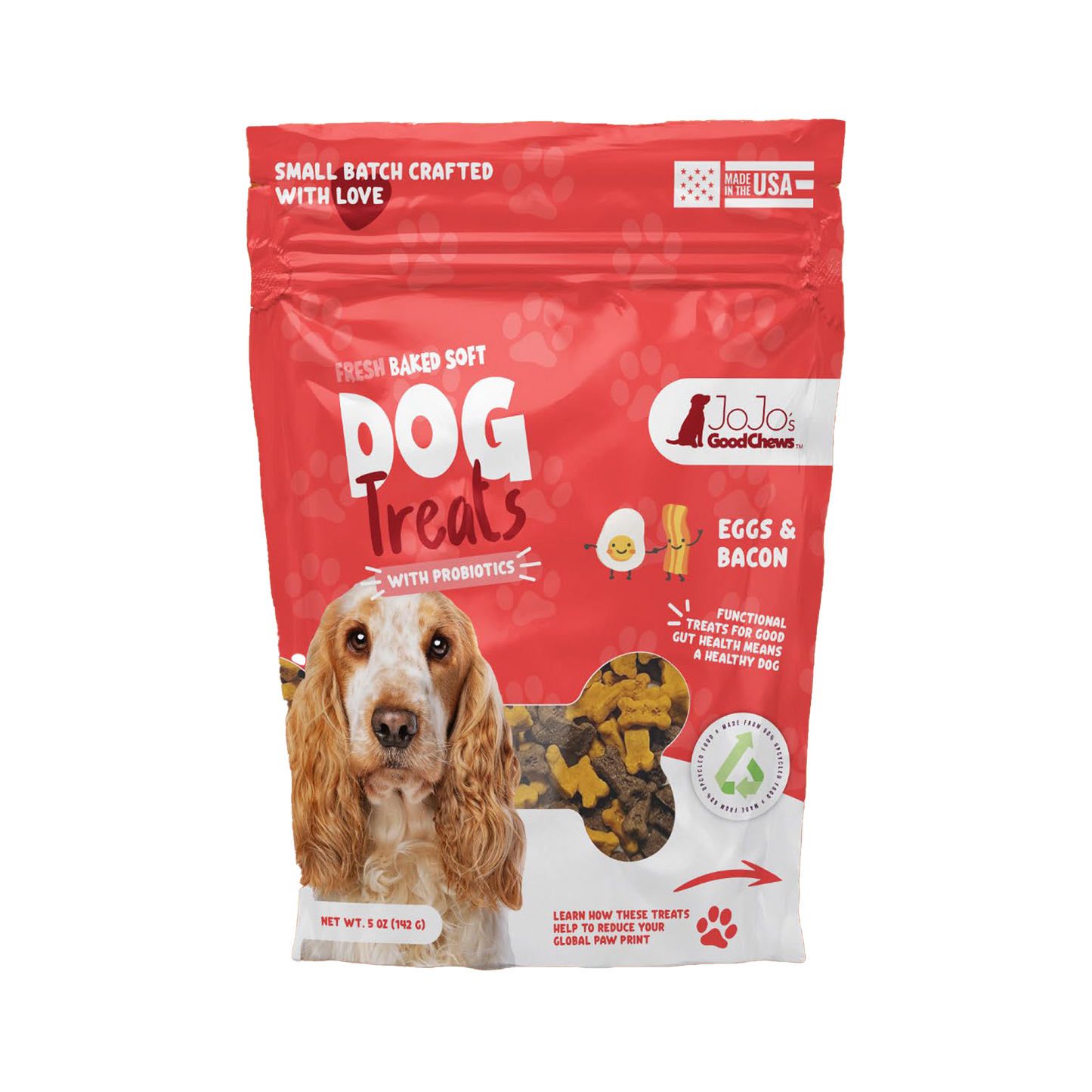 Fresh Baked Eggs and Bacon Soft Dog Chew Treats (2-Pack)