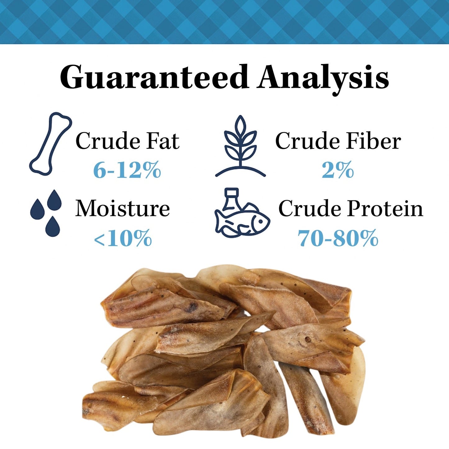 Country Living natural cow ears for dogs 10 count bag single ingredient dog chew