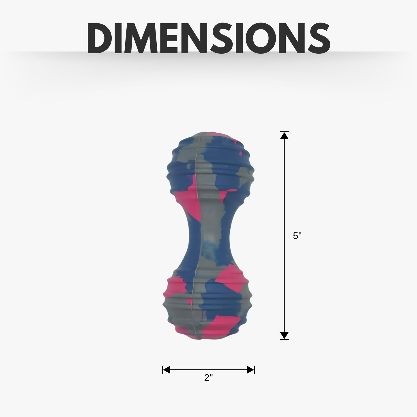 eco friendly natural rubber dumbbell dog toy durable chew toy for dogs