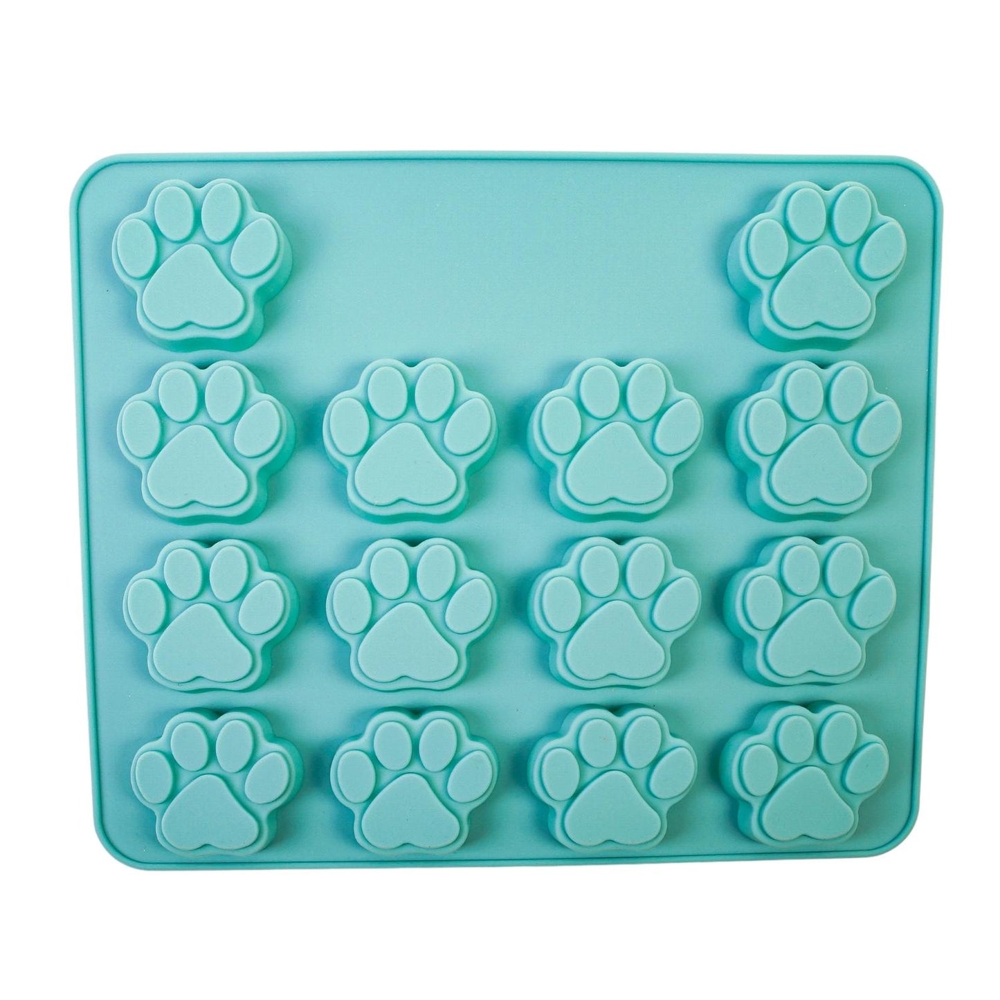 Set of 2 Pet Treat Baking Tray- Freeze, Bake, Microwave (Bones & Paws)