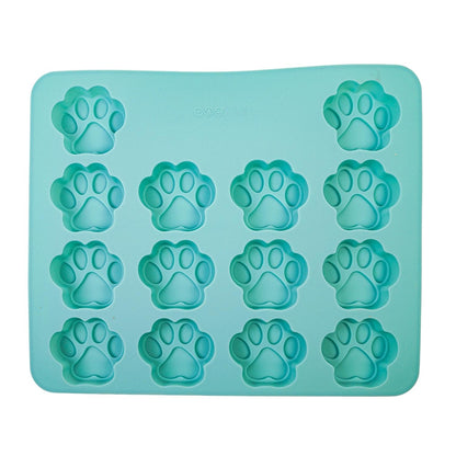 Set of 2 Pet Treat Baking Tray- Freeze, Bake, Microwave (Bones & Paws)