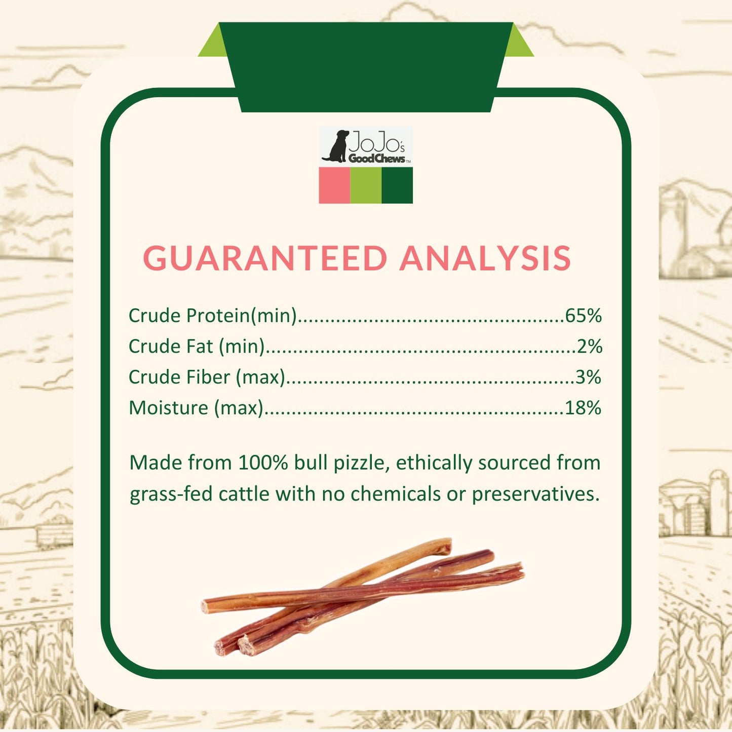12 inch beef bully stick dog treats natural single ingredient chew 4 pack