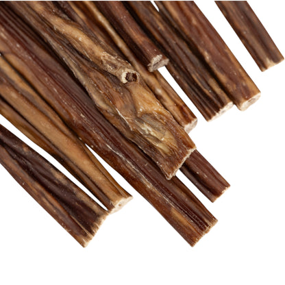6 inch beef gullet sticks dog treats, 10 per bag