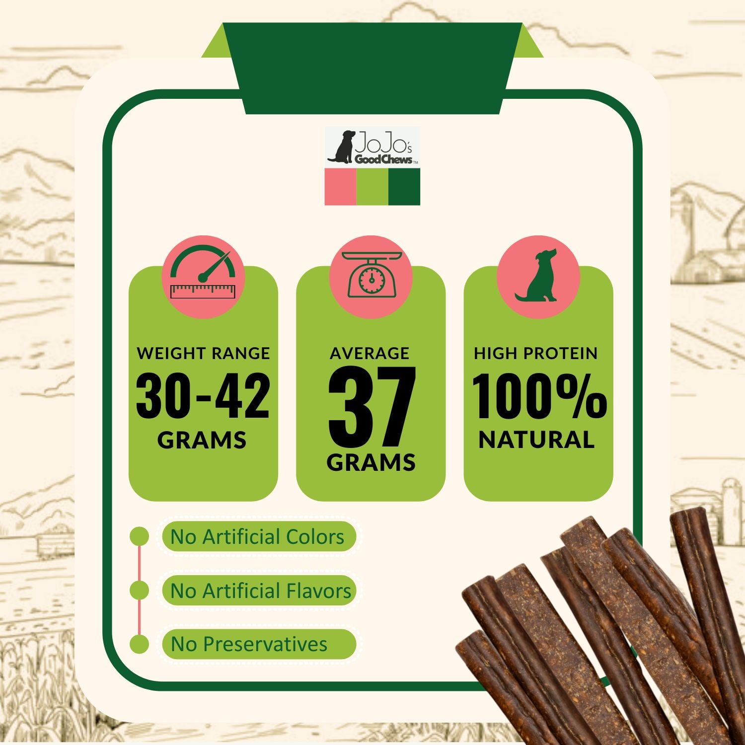 Single-ingredient high-protein beef sausage