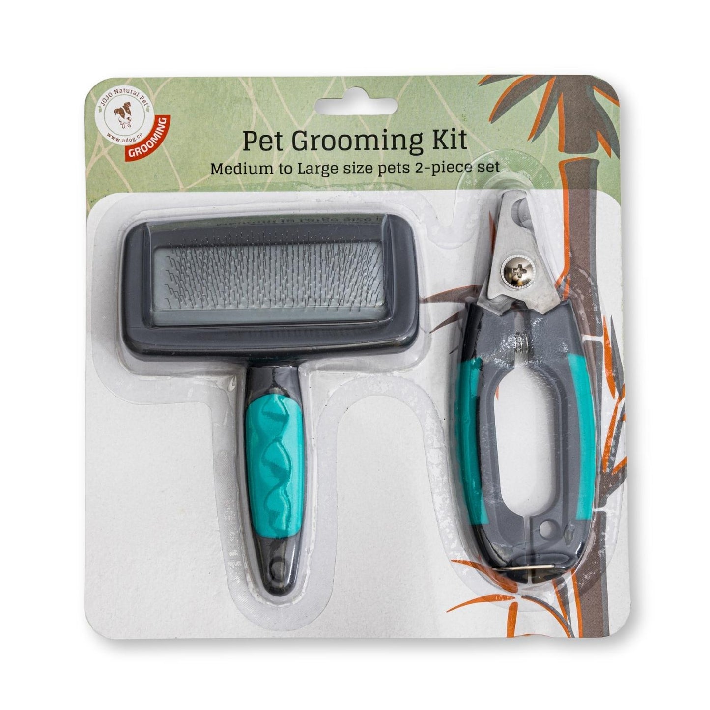 2-in-1 Essential Pet Grooming Kit – Brush & Clippers Set for Easy Grooming, Ergonomic Design for Comfort, and Durable, Perfect for Larger Breeds