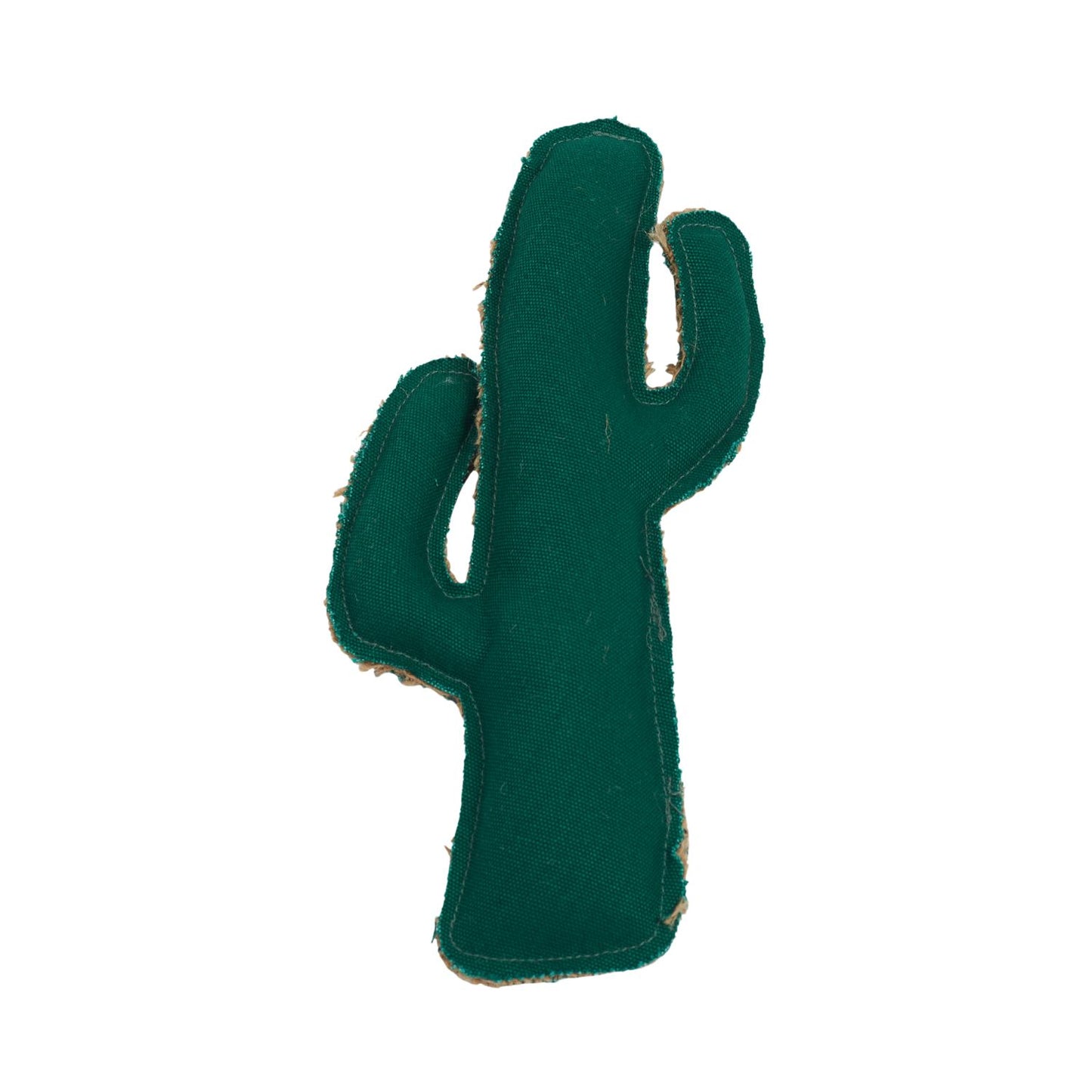 Country Living Sustainable Canvas & Jute Cactus-Shaped Dog Chew Toy – Durable, Eco-Friendly and Non-Toxic