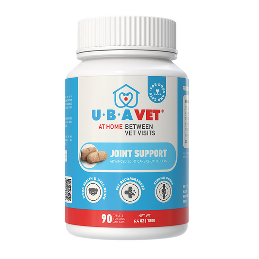 UBAVET Joint Support Advanced Joint Care Chew Tablets for Dogs & Cats