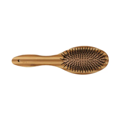 Country Living Dual-Sided Bamboo Dog Brush - Eco-Friendly, Ergonomic & Versatile