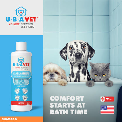 UBAVET aloe oatmeal dog conditioner moisturizing pet conditioner for dogs