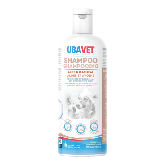 UBAVET aloe oatmeal dog shampoo soothing pet shampoo for dogs and cats