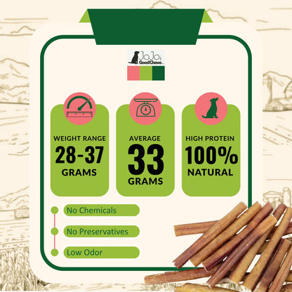 6 inch thick bully sticks dog chews long lasting natural treat