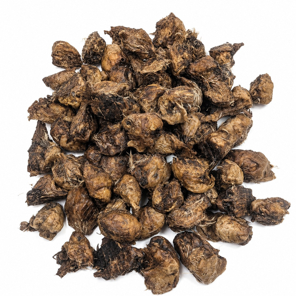 Smoked Chicken Heads Dog Treats | 80 Pieces | Natural High-Protein Dog Chews | 5L Value Bucket