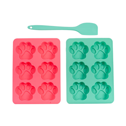 Country Living bone shaped silicone dog treat baking tray 10 cavity mold