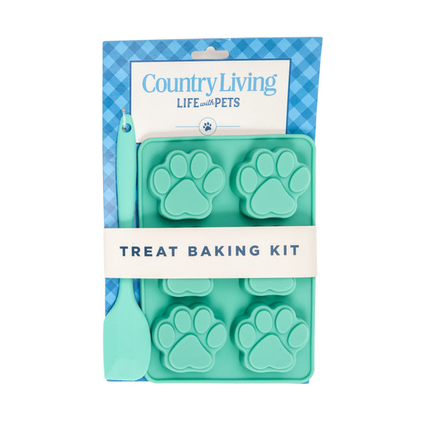 Country Living bone shaped silicone dog treat baking tray 10 cavity mold