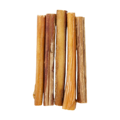 Country Living 6 inch bully sticks for dogs 10 count bag with 5 thin and 5 standard natural dog chews