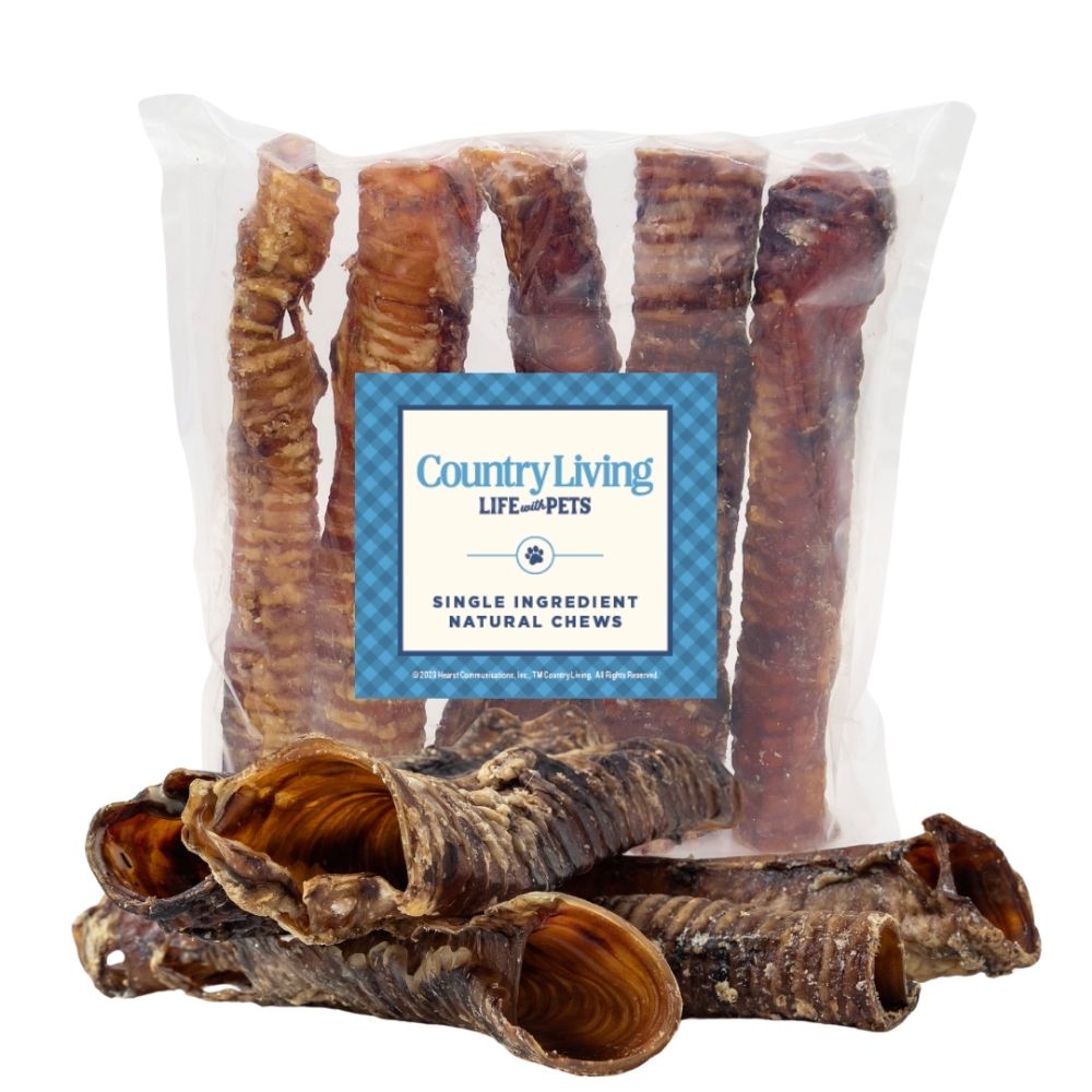 12 inch beef trachea dog chews protein packed treats