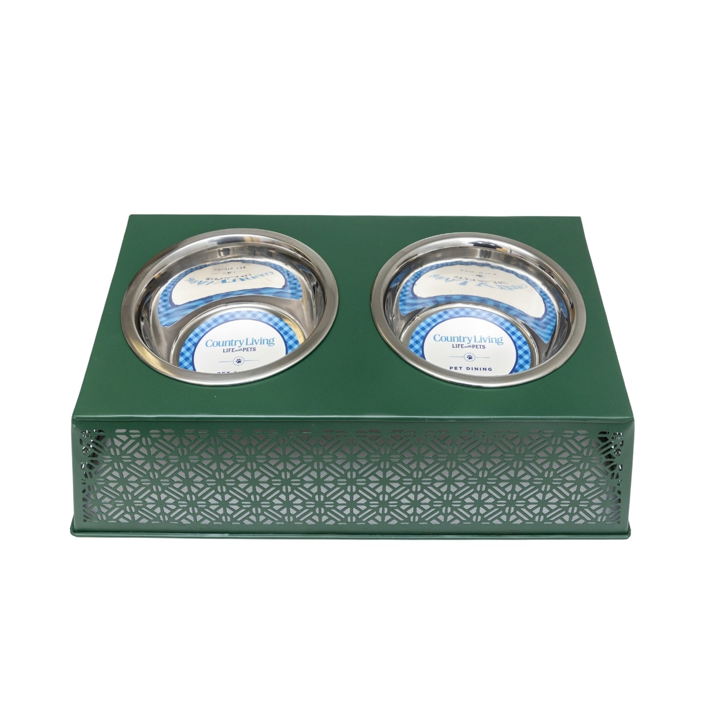 Eco-friendly raised dog feeder