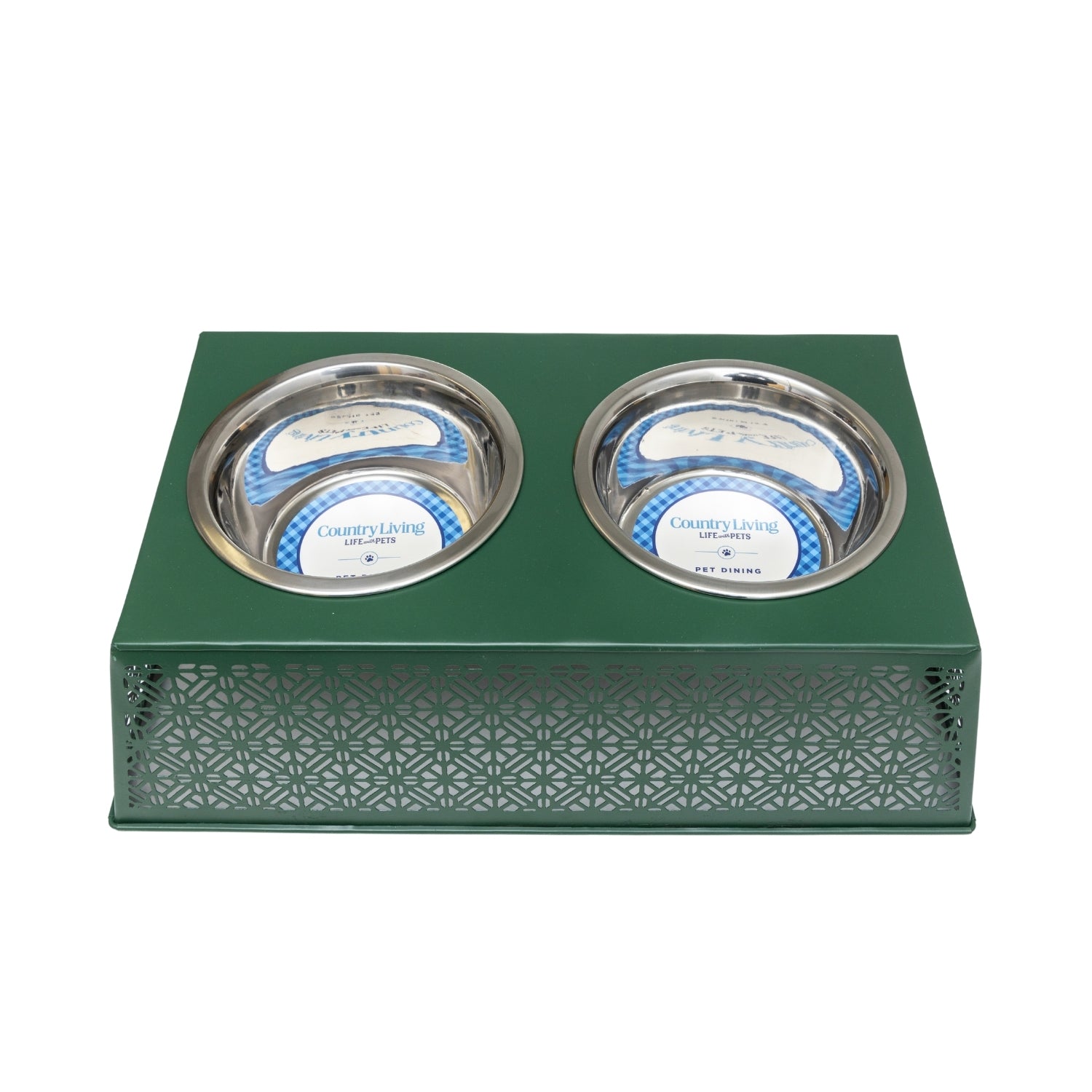 Eco-friendly raised dog feeder