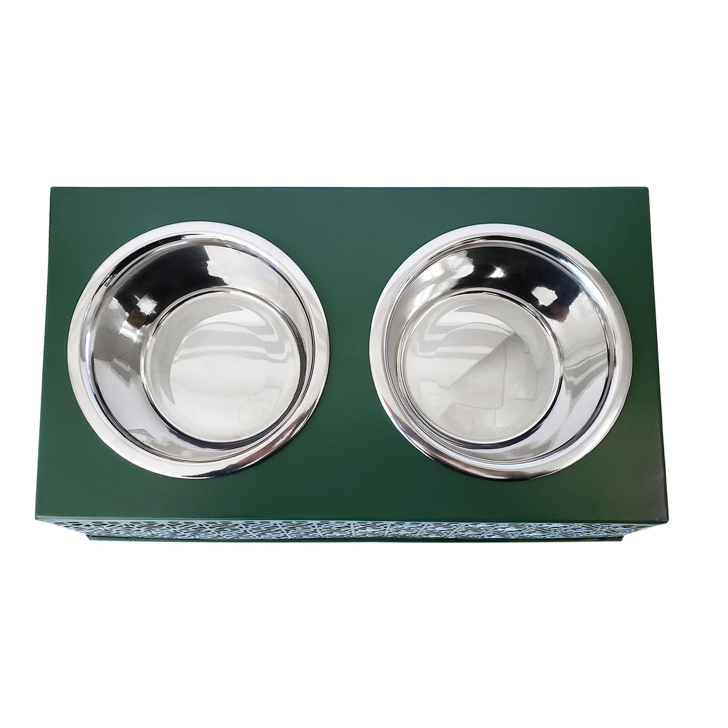Eco-friendly raised dog feeder