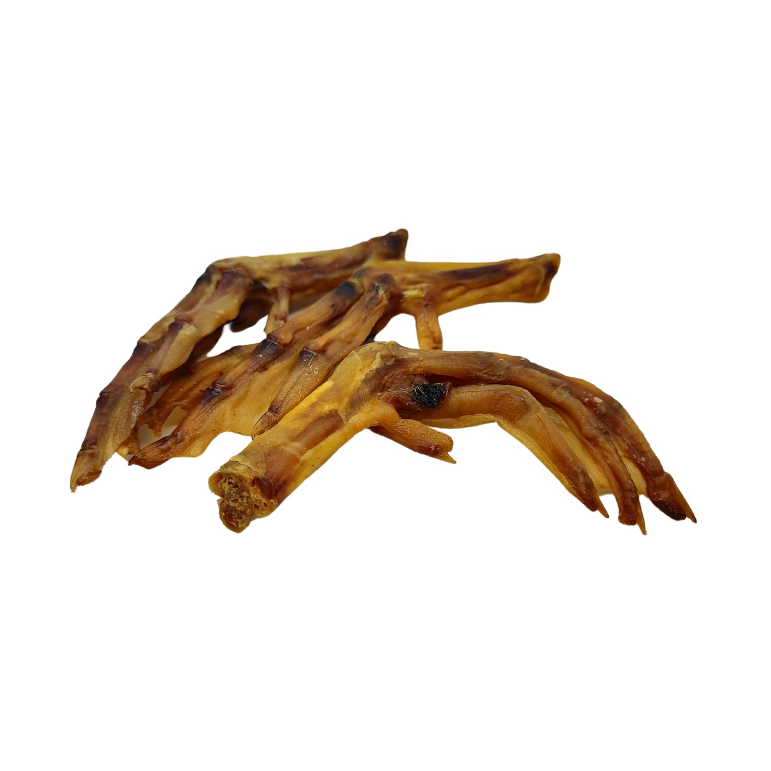 Crunchy duck feet dog chews natural long lasting treats