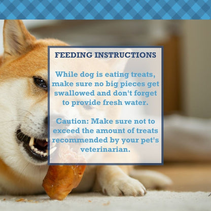 Crunchy duck feet dog chews natural long lasting treats