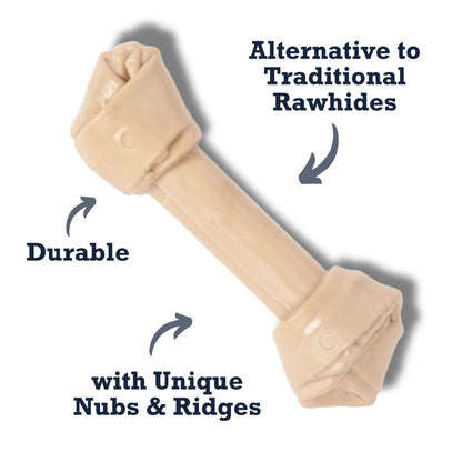 Tough durable nylon dog chew toy bone for hard chewers
