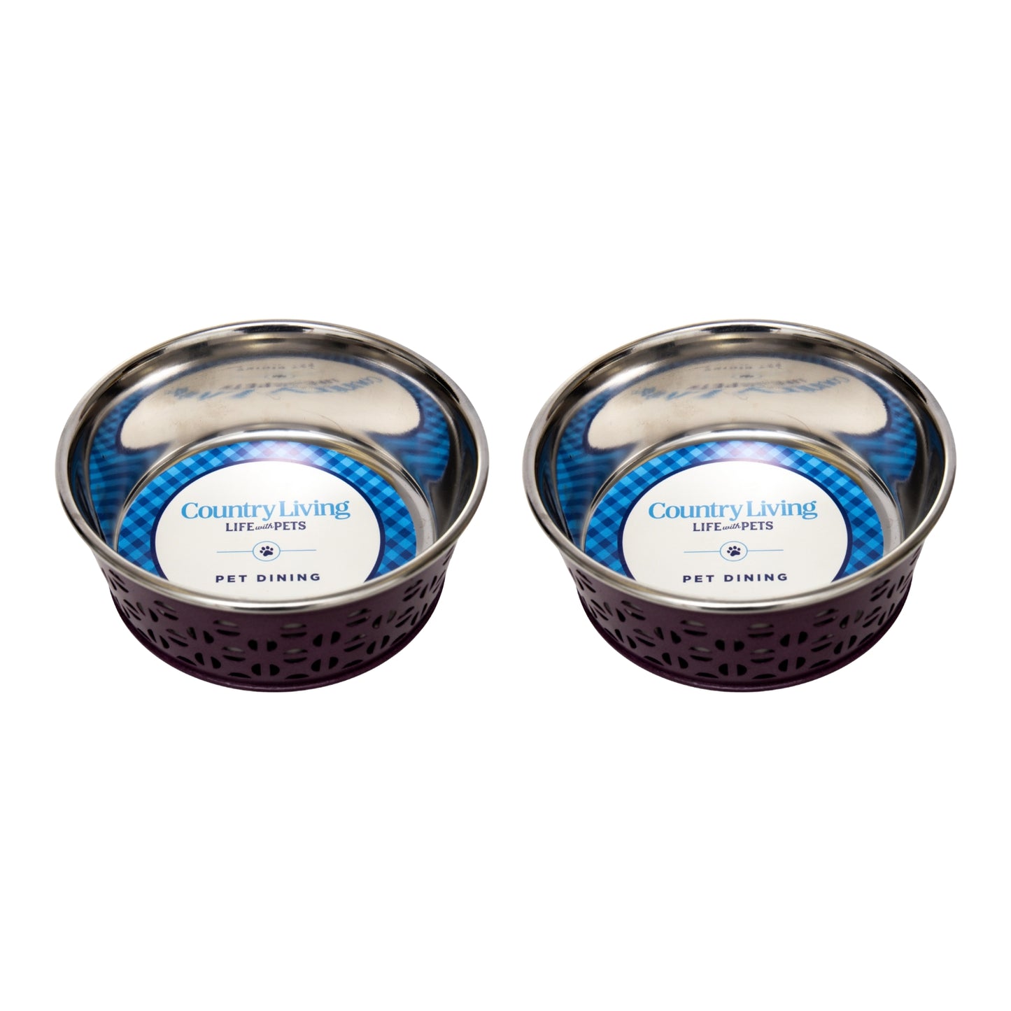 country-living-eco-friendly-stainless-steel-farmhouse-dog-bowl-plum-wine
