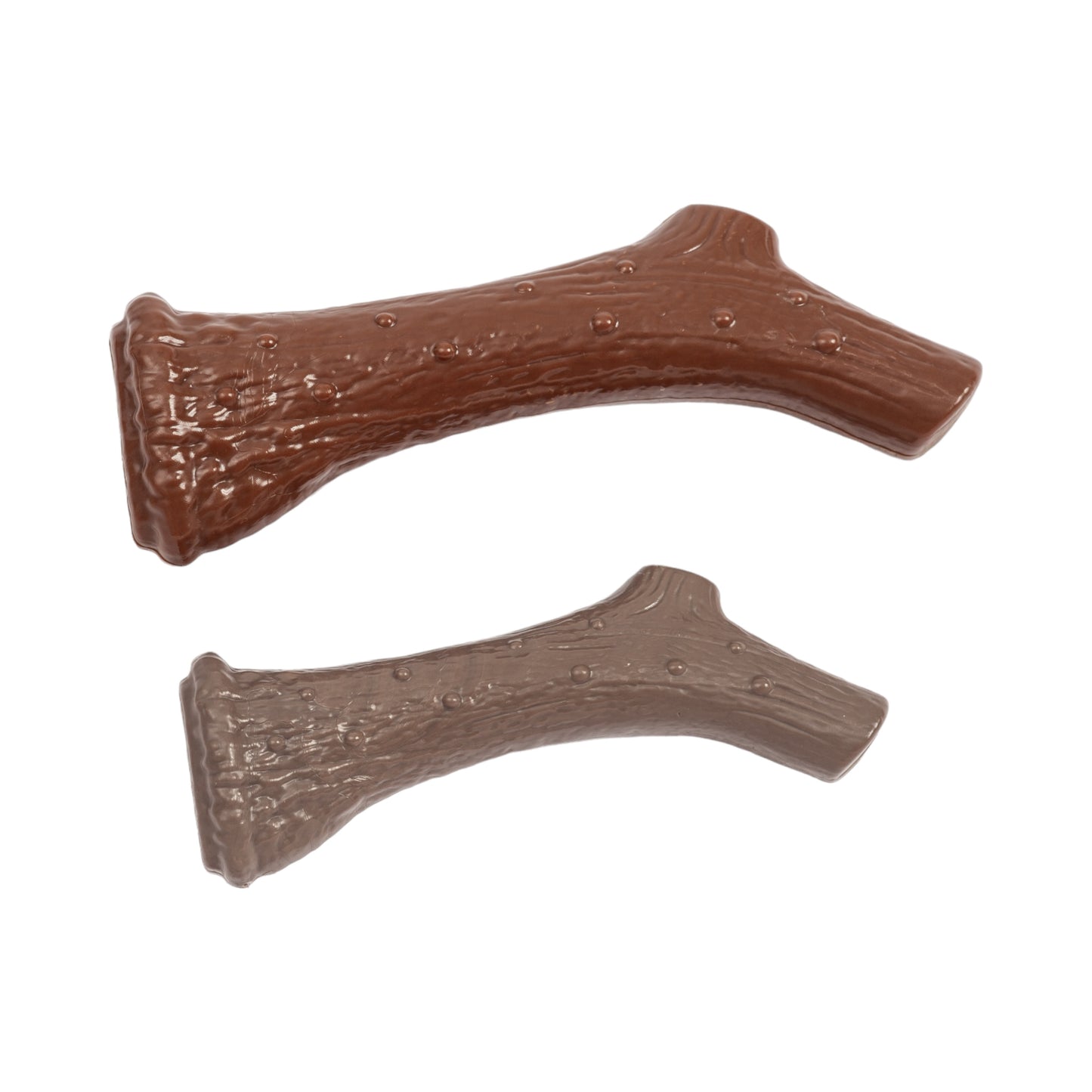Nylon antler dog chew toy with natural chicken flavor