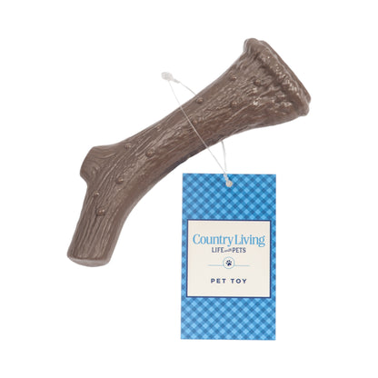 Nylon antler dog chew toy with natural chicken flavor