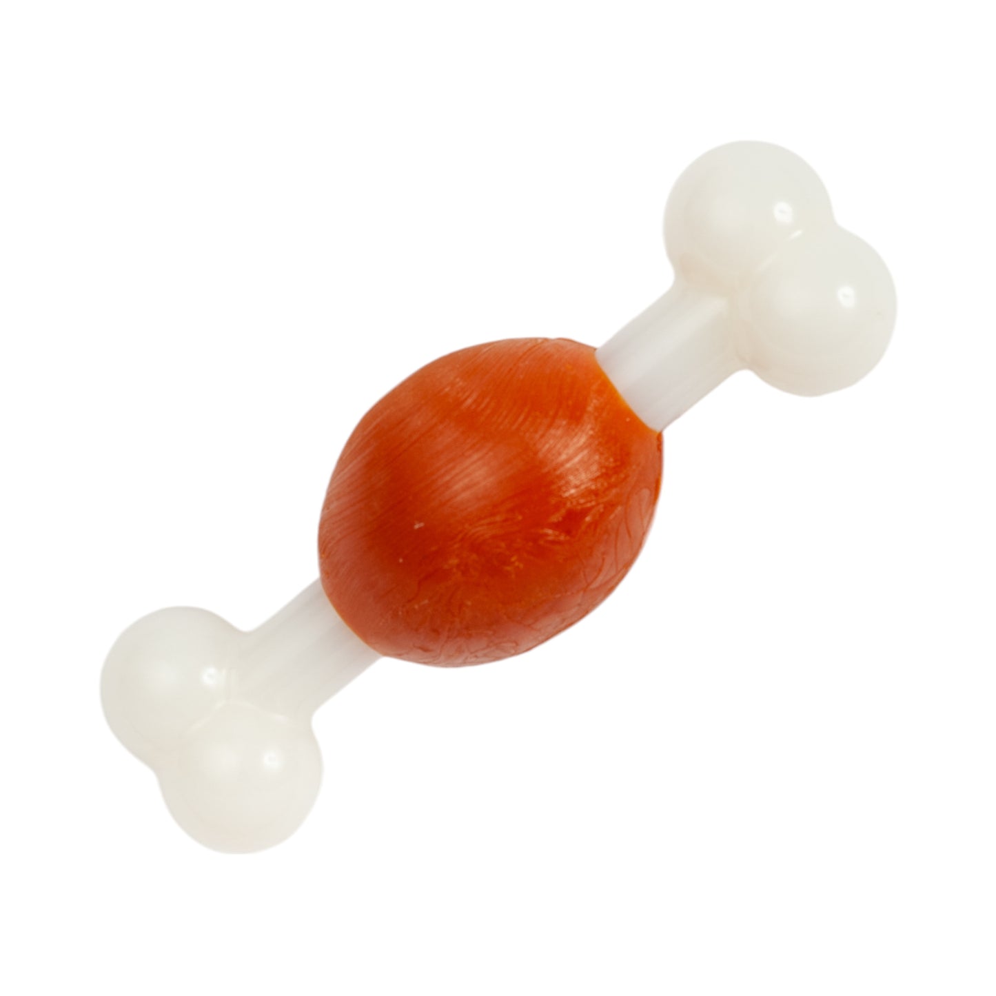TPR nylon dog bone chew toy, beef flavored for small breeds