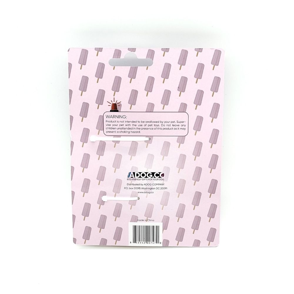 Eco-friendly freezable dog chew toy popsicle