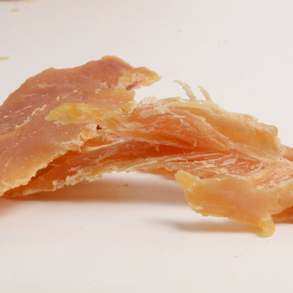 Jack PetPals chicken breast jerky dog treats 6 pack hanging clip strip display