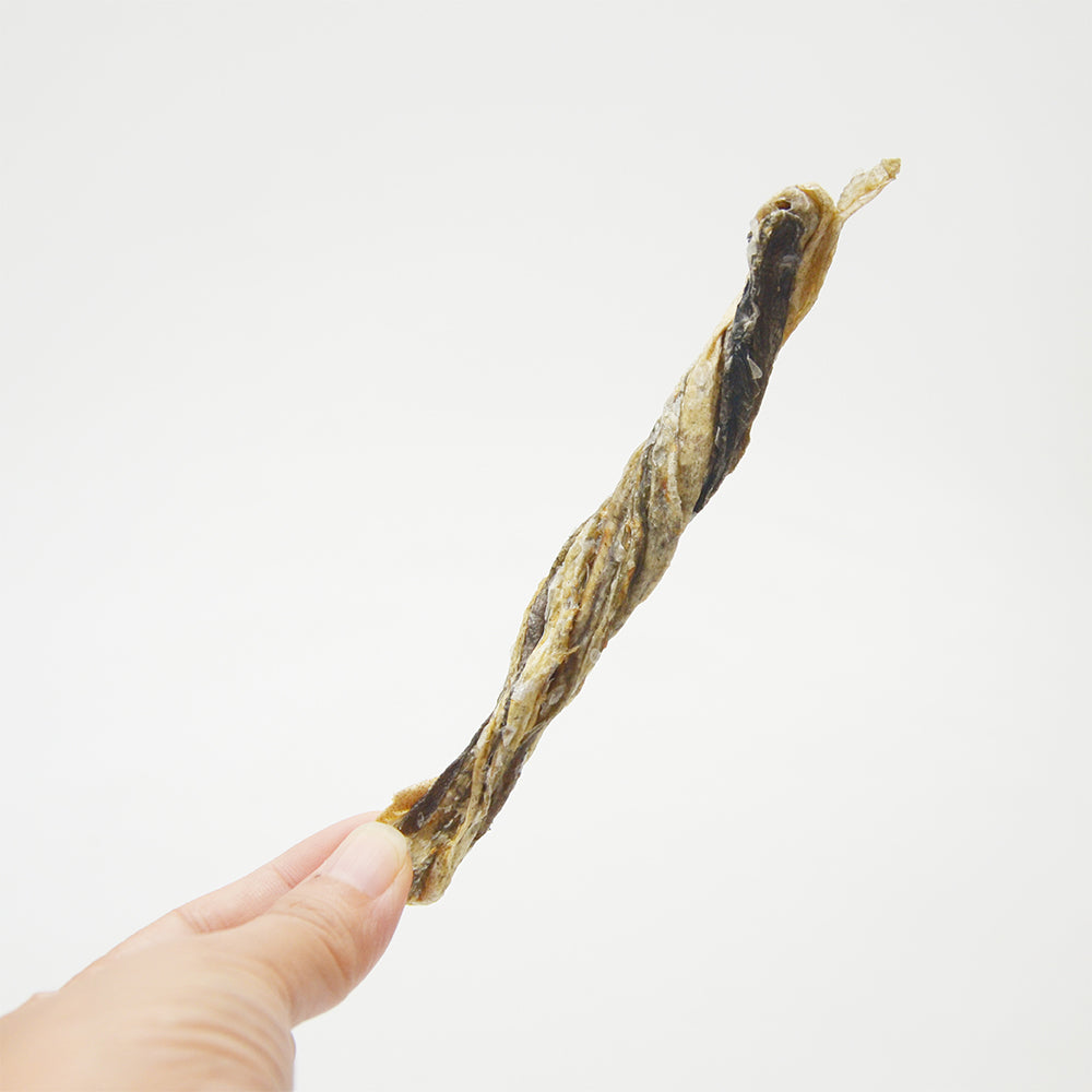 Jack PetPals cod fish skin dog treats natural fish dog chew snack