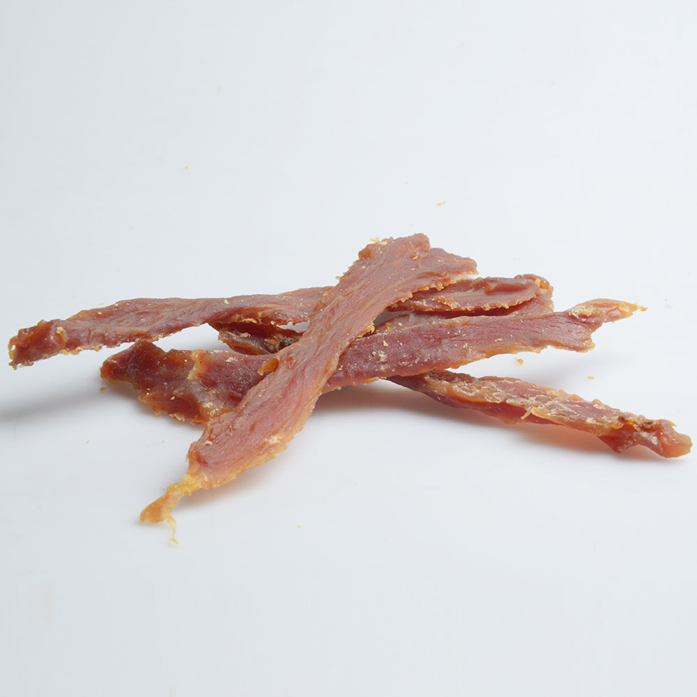 Jack PetPals handcrafted duck breast jerky dog treats 6 pack clip strip display