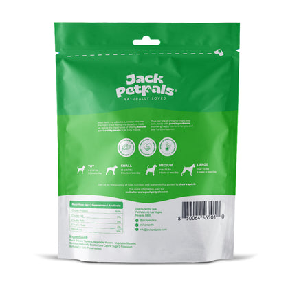 Jack PetPals handcrafted duck breast jerky dog treats 6 pack clip strip display