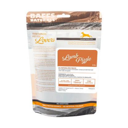 BAFFS NATURALS lamb pizzle dog chews