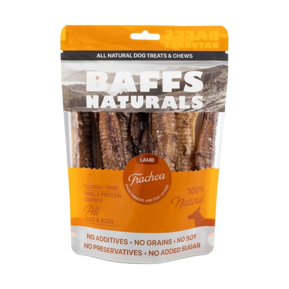 BAFFS NATURALS lamb trachea dog chews