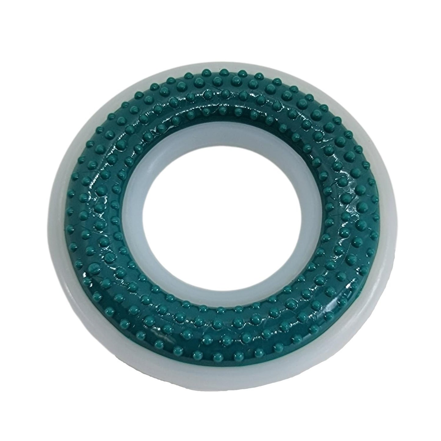 Nylon TPR dental dog chew ring 4 inch diameter