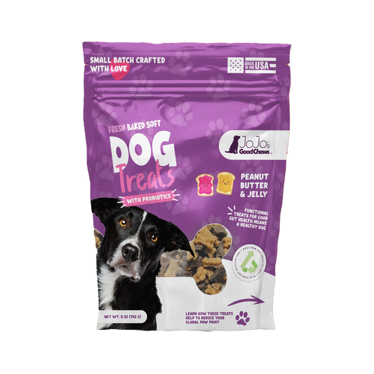 Fresh Baked Peanut Butter and Jelly Soft Dog Chew Treats (2-Pack)