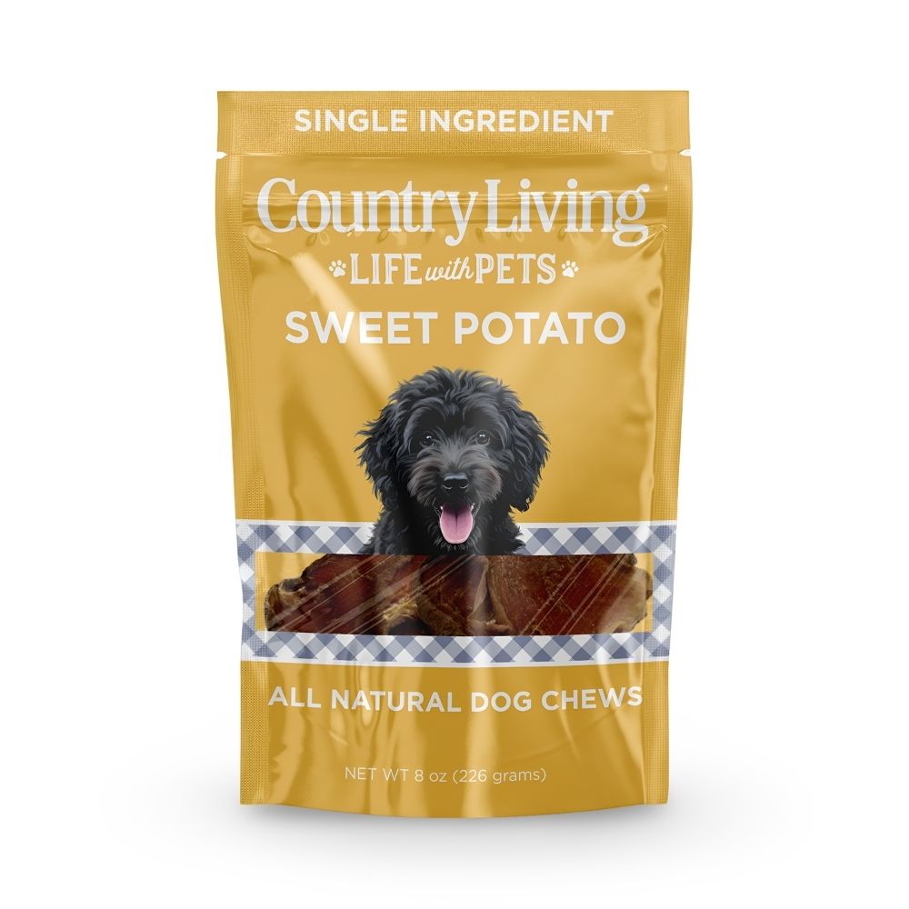 Sweet potato chips single-ingredient dog treats