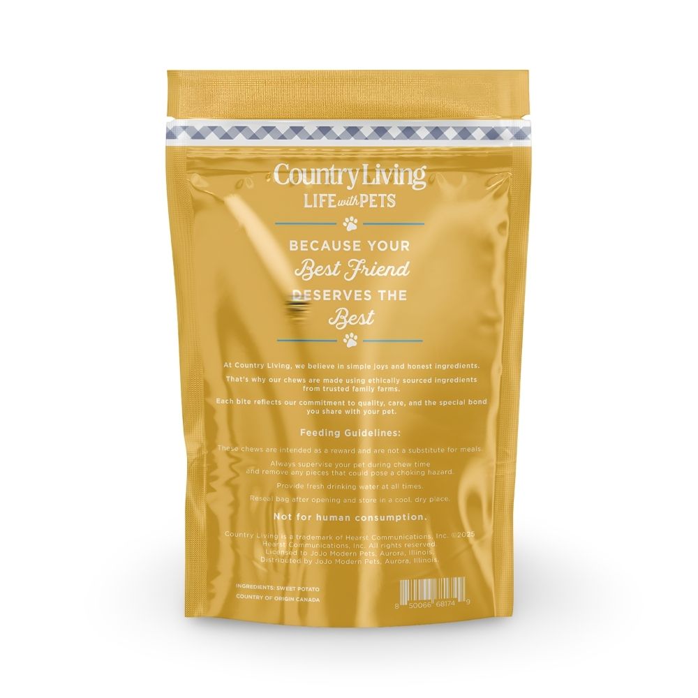 Sweet potato chips single-ingredient dog treats