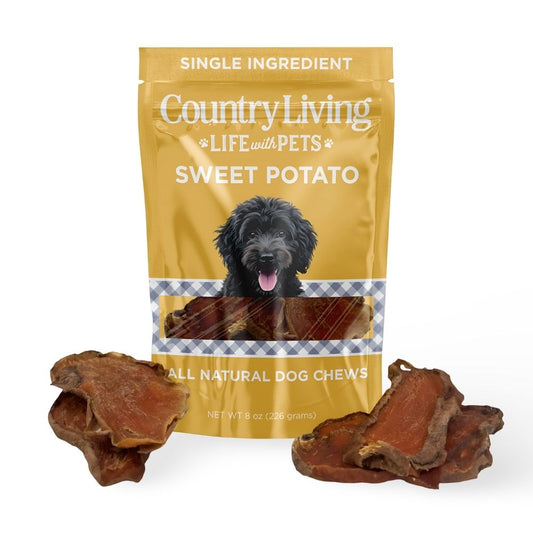 Sweet potato chips single-ingredient dog treats