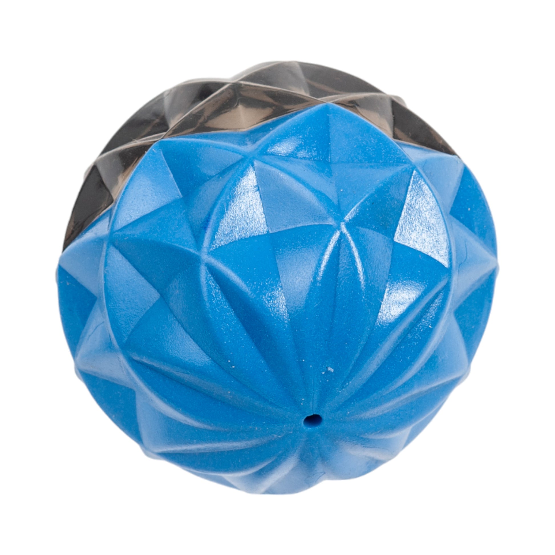 Large geometric design textured ball dog chew toy