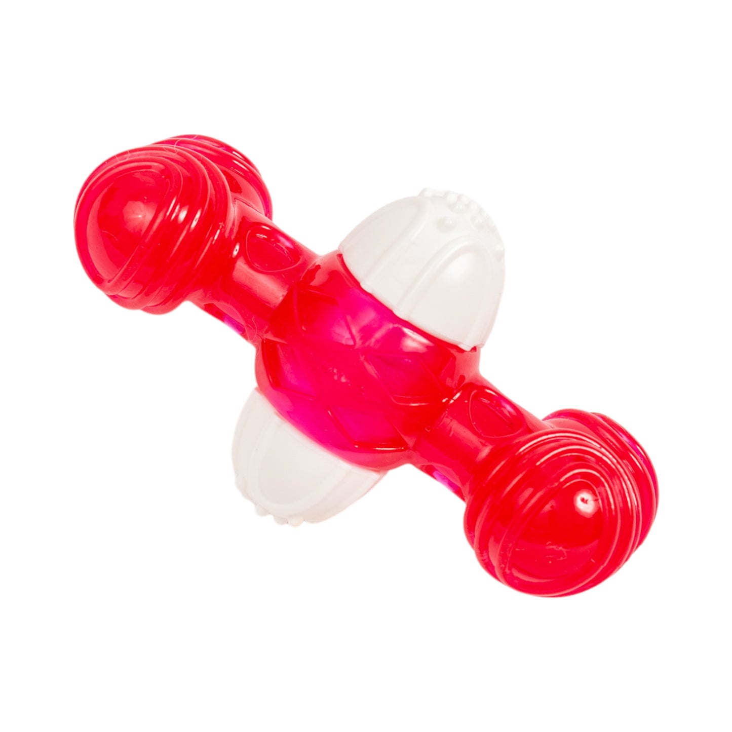Durable TPR nylon dog chew toy Quacker Bone