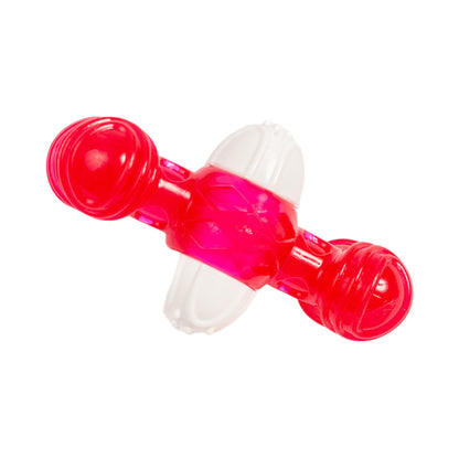 Durable TPR nylon dog chew toy Quacker Bone